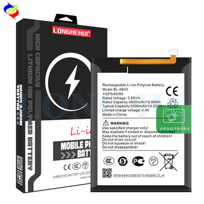 BL-49HX 인피닉스 핫 20 5G/X666 휴대전화용 100% 오리지널 리?? 폴리머 배터리