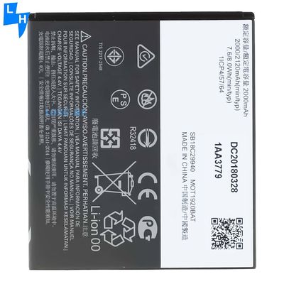 모토로라 모토 E5 플레이 고 에디션용 재충전 및 AAA 2000mAh 배터리 JE30