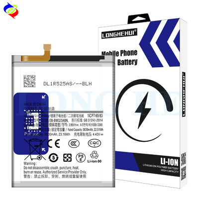 6000mAh 용량 삼성 M32 4G EB-BM325ABN용 회색 재충전 가능한 교체 배터리