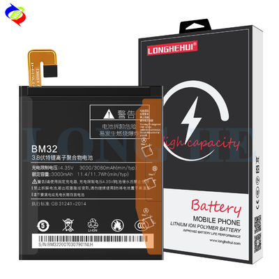 BM32 배터리 Xiaomi Mi 4 M4 Mi4 실제 용량 충전 가능한 전화 배터리 아쿠 3080mAh