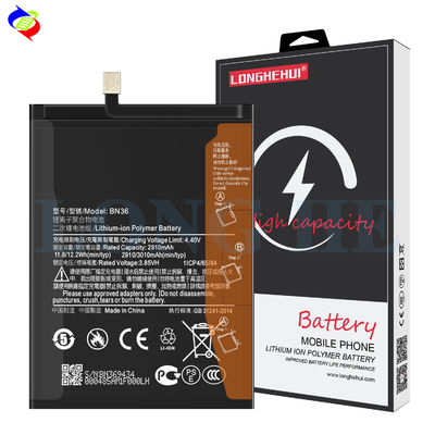 오리 1 1 배터리 셀 3010mAh 오리지널 OEM 휴대 전화 배터리 BN36 Xiaomi Mi 6X Mi6X