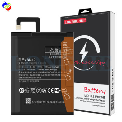 4100mAh 용량 XIAOMI REDMI 4 모바일 BN42 전화용 재충전 배터리