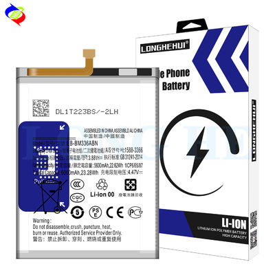 EB-BM336ABN 6000mAh 교체 배터리 삼성 갤럭시 M33 실버 모바일 버전
