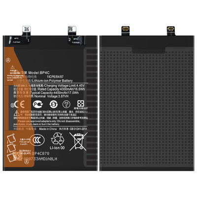 4400mAh 교체 배터리 Xiaomi Redmi note11T Pro 블랙 BP4C 전화 배터리