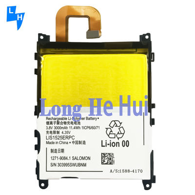소니 엑스페리아 Z1 L39h C6902 C6903 C6943 3000mAh 3.8V에 대한 LIS1525ERPC 교체 배터리
