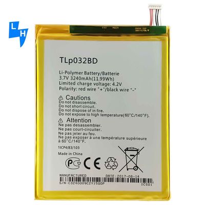 3240mAh TLP032BD POP7 P310A OT9006W Alcatel OneTouch POP-7 LTE용 픽시 8 배터리