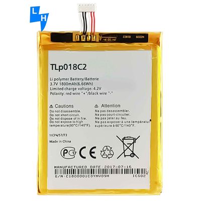 알카텔 원터치 아이돌 울트라 OT-6033 OT-6033X 탭용 1800mAh 리오이온 폴리머 배터리