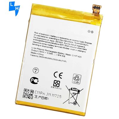 이중 IC 보호 C11P1423 4.4V 2500mAh 휴대 전화 배터리0