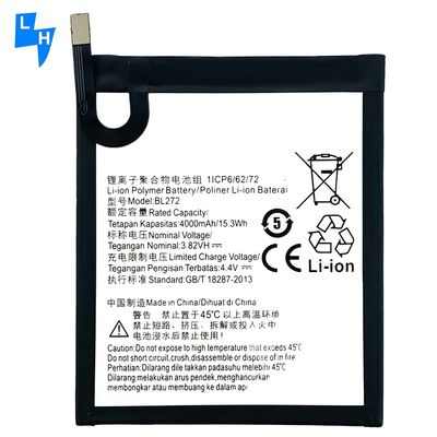 BL272 레노버 바이브 K6 파워 XT1662 K33A42 블랙 용량