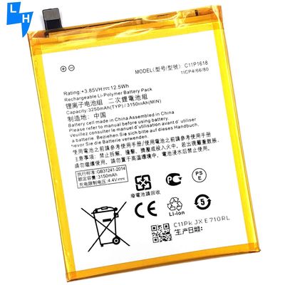 ASUS Zenfone 4 ZE554KL C11P1618용 2개의 IC 보호 3250mAh 휴대폰 배터리