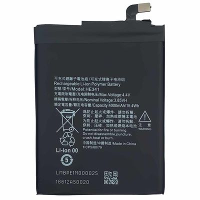 HE341 4000mAh 3.85V 341 노키아 2.1 TA-1092의 리?? 이온 폴리머 배터리
