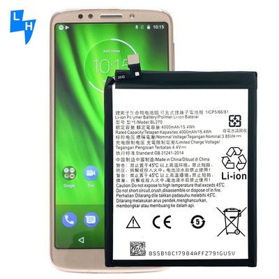 모토로라 G6 플레이 XT1922 오리지널 및 OEM/ODM 500PCS에 대한 재품 BL270 교체 배터리