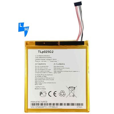 오리지널 1 1 충전 배터리 알카텔 TLp025G2 2580mAh OT9003 9003X 휴대 전화
