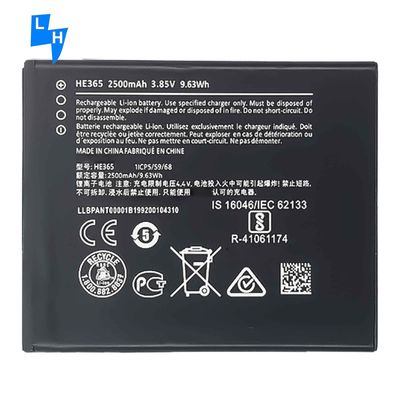 NOKIA1 HE365 휴대 전화 시스템 모델용 고 용량 2500mAh 리?? 배터리