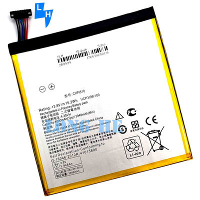 ASUS Zenpad S 8.0 Z580CA3용 재충전 가능한 흰색 리?? 폴리머 배터리 4.35V 40000mAh