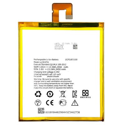 OEM 13.5wh L13D1P31 배터리 레노보 S5000 A7-50 A3500 S5000H 태블릿 PC 3550mah 3.8V