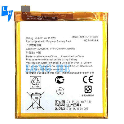 ASUS ZenFone V 라이브 V500KL 3000mAh 3.85V용 재충전 가능한 폴리머 리?? 배터리