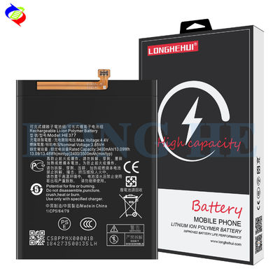 스톡 재충전 가능한 리오 이온 폴리머 배터리 HE377 노키아X71 3500mAh 3.85V 고 용량