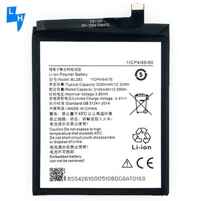 레노보 UDTV1용 높은 용량 BL282 3200mAh 3.85V 블랙 리?? 폴리머 배터리