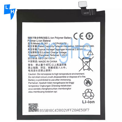 3200mAh BL301 레노버 K6 유니드 L38082 리?? 폴리머 듀얼 IC 보호 배터리