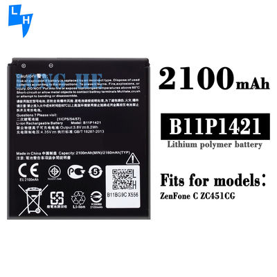주식 B11P1421 ZenFone C ZC451CG Z007 휴대전화 원본 리?? 이온 배터리