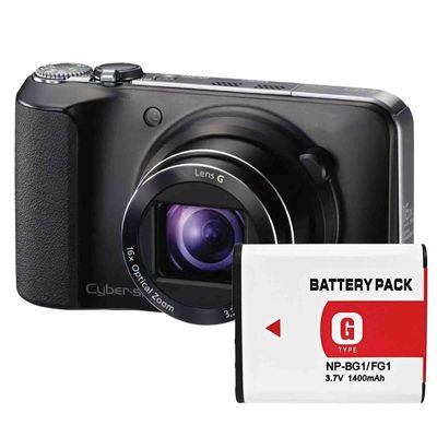 NP-BG1/FG1 소니 DSC-T20/W HX10 H70 WXI/B W170 W220 W230 W290 DSC-W300 DSC-H50B용 카메라 배터리