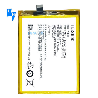 3.85V 3200mAh 알카텔 TLis600 알카텔 7054 3N / 3S M3G 듀얼 IC 보호 재충전