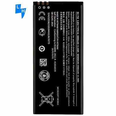 500PCS MOQ BV-T5E 4.4V 3000mAh 재충전 배터리 Nok Lumia 950 RM-1106 RM-1104 RM-110