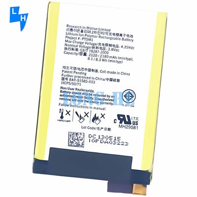 블랙베리 Q5 PTSM1의 원본 리?? 이온 배터리 BAT-51585-003 재고 교체