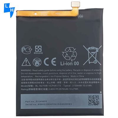 HTC Desire 12 D12 배터리용 2730mAh BL-N2700B 휴대전화 배터리