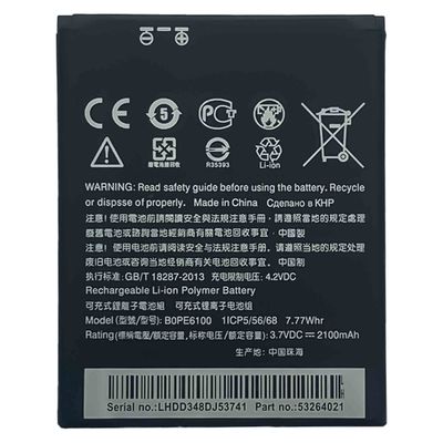 BOPE6100 HTC Desire 620 M5 3.7V 2100mAh 휴대 전화용 리 폴리머 재충전 배터리