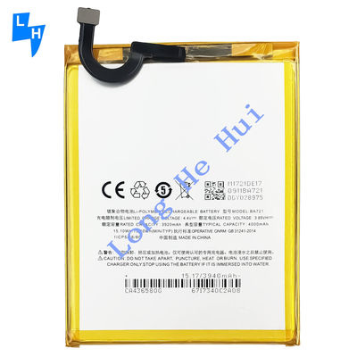 코드 BA712 4000mAh 메이즈우 메일란 노트 6용 충전형 휴대전화 배터리