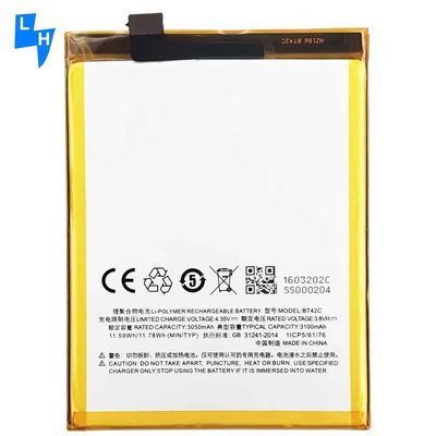 500pcs OEM BT42C 메이즈 블루 샤름 노트2 휴대 전화 배터리