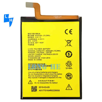 ZTE 블레이드 A601 545978용 높은 용량 4000mAh 휴대전화 배터리