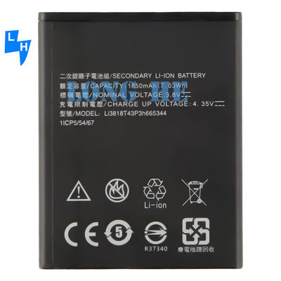 1400mAh 휴대전화 배터리 ZTE 블레이드 Q 프로 GF3 T320 A5S Li3818T43P3h665344