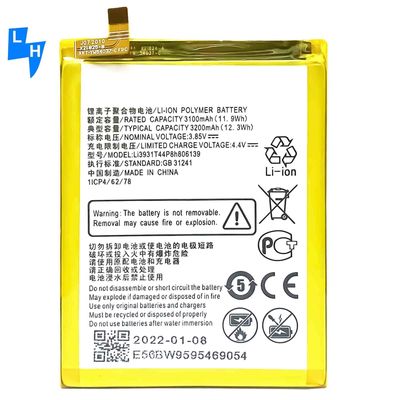 500pcs OEM/ODM ZTE 블레이드 A7 A7 비타 V10 V10 비타에 대한 블랙 Li3931T44P8h806139 배터리