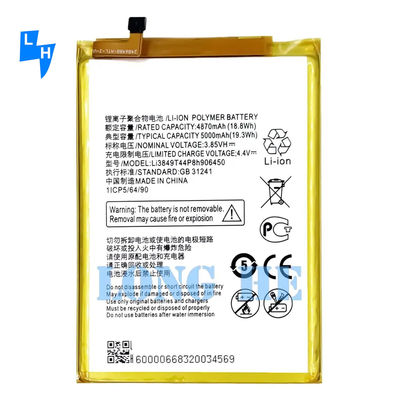 ZTE 블레이드 A6 A6020 A6 라이트 A0622 5000mAh 3.85V에 대한 Li3849T44P8h906450 폴리머 배터리