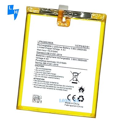 하이센스 E76 미니 LPN385390A 3900mAh 휴대 전화 배터리의 재충전 배터리