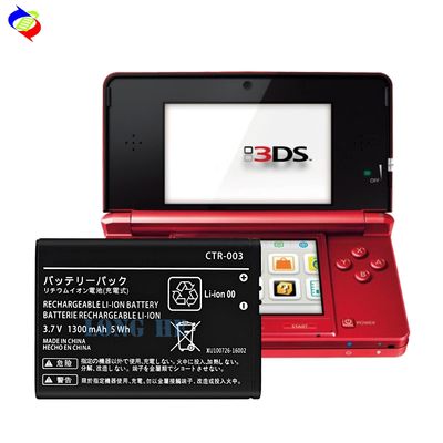 닌텐도 3DS CTR-003 리온 이온 충전 배터리 팩 교체 1300mAh 3.7V 검은색