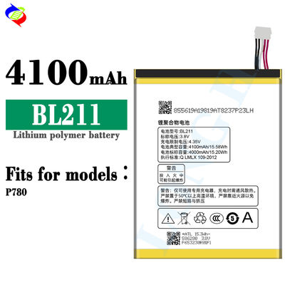 4100mAh BL211 휴대폰 배터리 레노보 P780