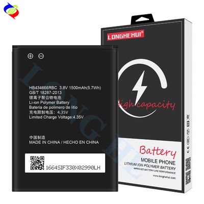 대용 HB434666RBC 3.8V 1500mAh Huawei E5573 E5573S E5575용 오리지널 휴대전화 배터리