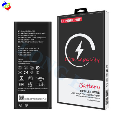 충전 가능한 리?? 배터리 HB4342A1RBC 3.8V 2200mAh 배터리 Huawei Y5 II 2 Y6 Ascend Honor 4A 5A